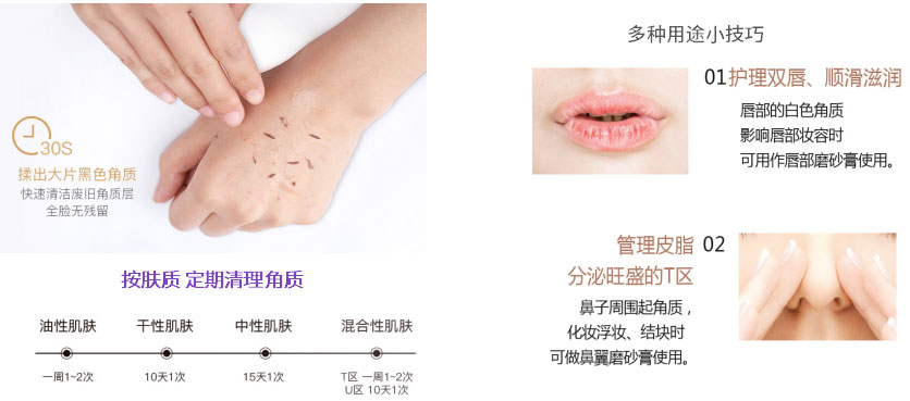 面部去角質磨砂膏 面部去角質磨砂膏